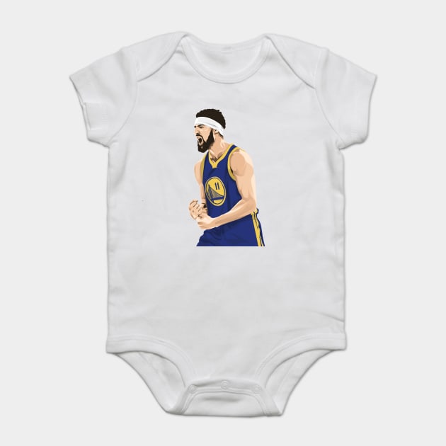 Klay Thompson Baby Bodysuit by knnthmrctn